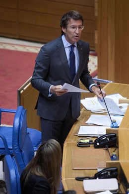 O xefe do Executivo galego, Alberto Núñez Feijóo, responderá ás preguntas dos gr