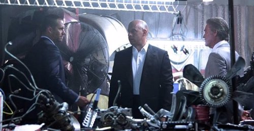 Paul Walken, Vin Diesel y Kurt Russell en  'Fast & Furious 7'