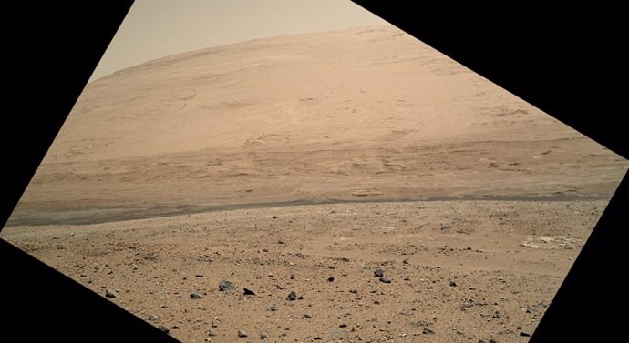 Foto de Marte hecha por Curiosity