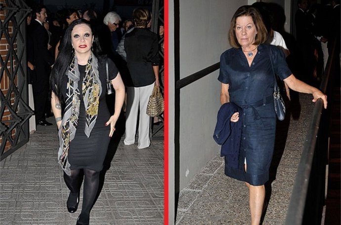 Alaska y Natalia Figueroa asisten al funeral del padre de Nacho Canut