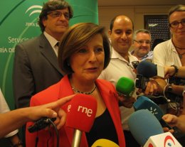 La consejera de Igualdad, Salud y Políticas Social, María José Sánchez Rubio