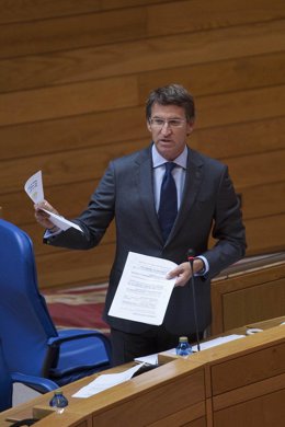 O xefe do Executivo galego, Alberto Núñez Feijóo, responderá ás preguntas dos gr