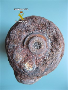 Proyectil de la guerra civil