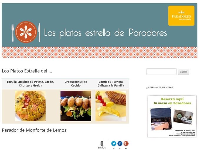 Paradores Plato Estrella