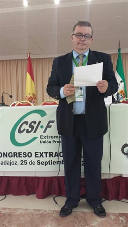 Presidente provincial de CSIF en Badajoz, Francisco Moral
