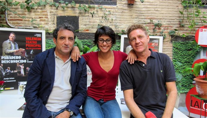 Juanjo Cucalón, Sara Casanovas y Juanjo Artero