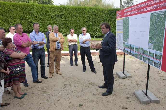 Acondicionamiento de las carreteras Viveda-Camplengo y Ongayo-Puente-Avíos