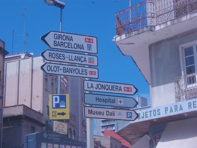 Señalización En La Costa Brava