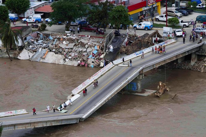 México tras el paso de 'Ingrid' y 'Manuel'