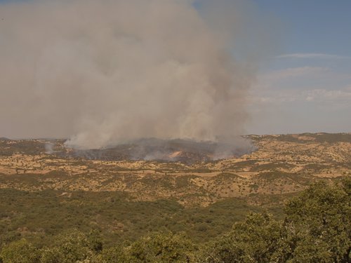 Incendio en Cerro Muriano