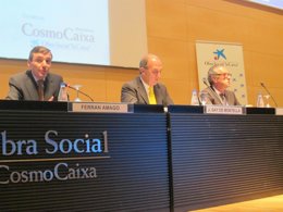 F.Amago (Coettc) J.Gay de Montellà (Fomento Trabajo) L.Conde (Seeliger y Conde)