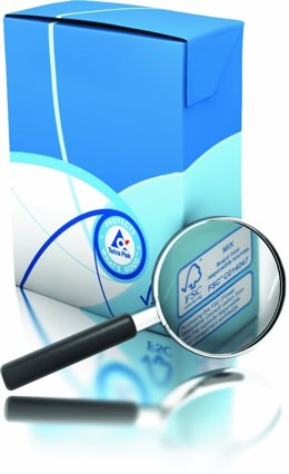 Envase de Tetra Pak con el sello de certificación FSC