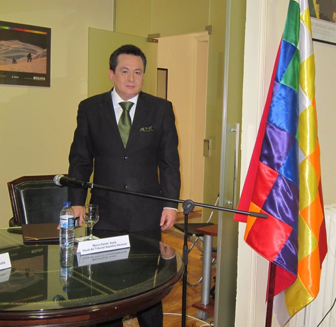 Miembro del Tribunal Supremo Electoral de Bolivia, Marco Daniel Ayala