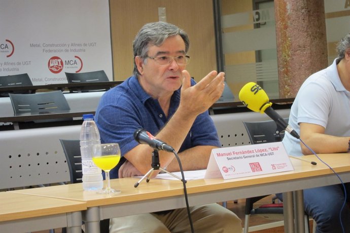 Secretario general de MCA-UGT, Manuel Fernández López 'Lito'