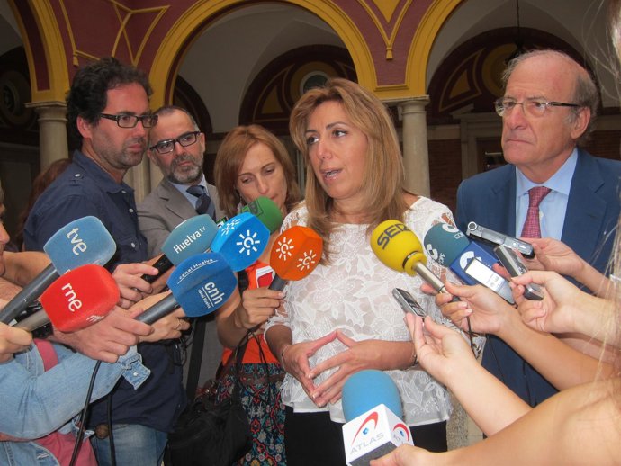 La presidenta de la Junta, Susana Díaz. 