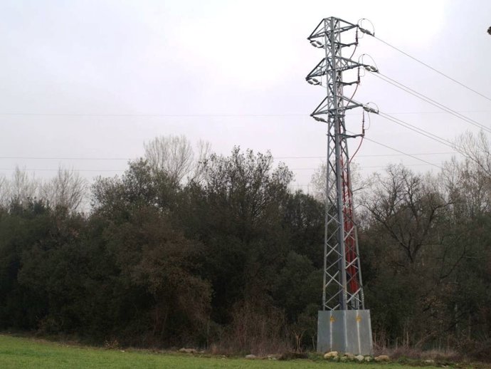 Línea eléctrica de Endesa