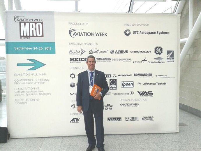 El director del Aeropuerto de Teruel, Alejandro Ibrahim.