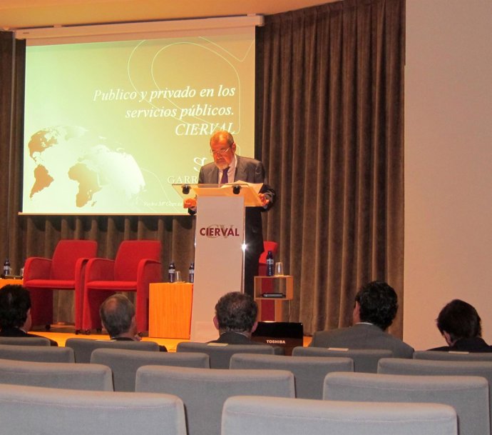 José Vicente González en una jornada de Cierval