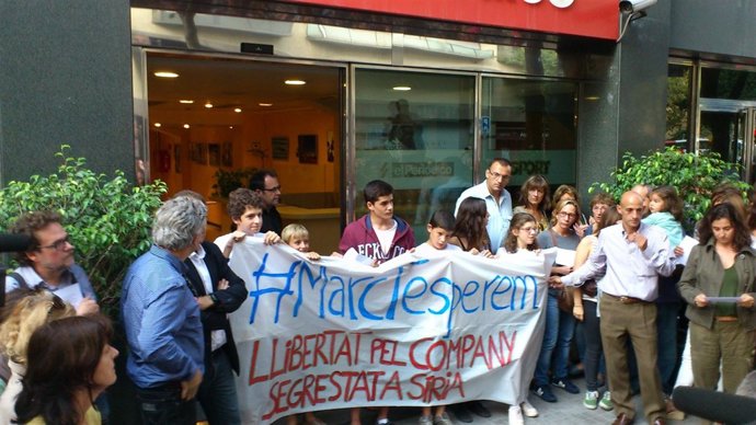 1ªconcentración Por La Liberación Del Periodista Marc Marginedas En Siria