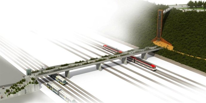 Infografía de la nueva conexión de la calle Alta y Castilla-Hermida