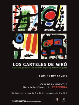 Carteles miró exposición