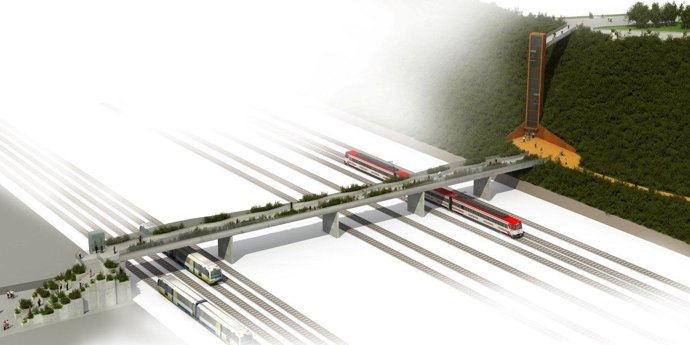 Infografía de la nueva conexión de la calle Alta y Castilla-Hermida