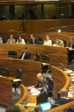 Graciano Torre en el pleno de la Junta