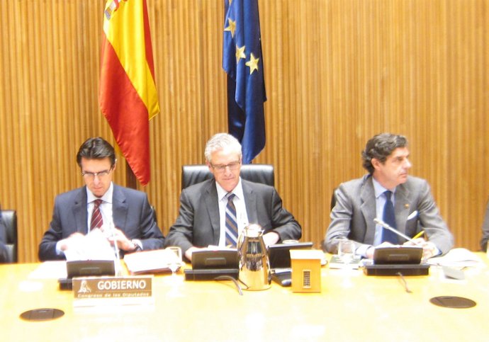 Soria en la Comisión de Industria en el Congreso