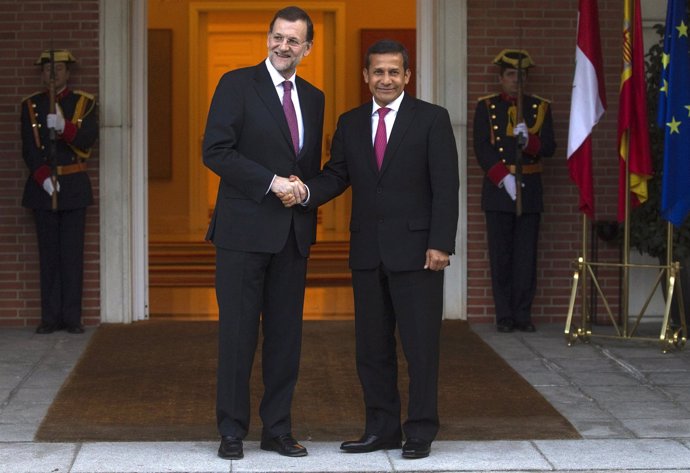 Rajoy Y Humala (Perú) En La Moncloa