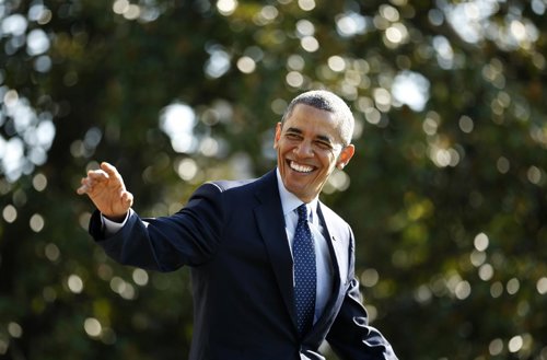 El presidente de Estados Unidos, Barack Obama, durante una salida de la Casa Bla