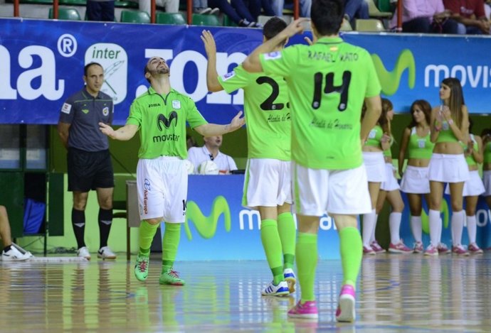 Ricardinho en su debut con el Inter Movistar