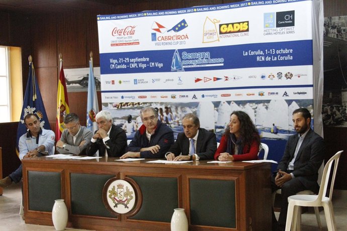 Presentación de la Cabreiroá  Vigo Rowing Cup