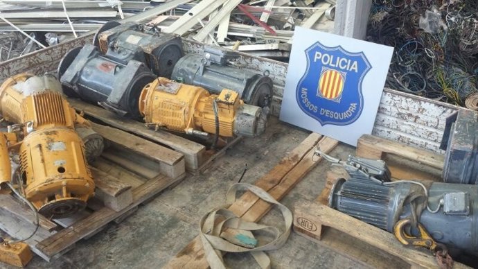 Motores robados en empresas de Lleida