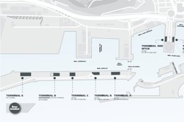 Mapa de la Terminal E del Puerto de Barcelona