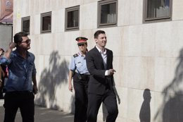Leo Messi entra en los juzgados de Gavà