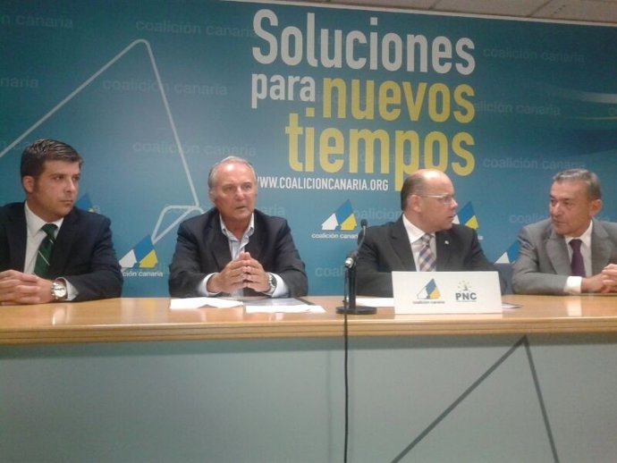 Presentación del acuerdo de confluencia nacionalista entre CC y PNC