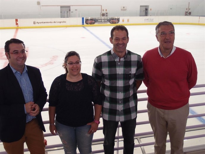 Merino, Royo e Ibáñez en la presentación     