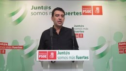 El vicesecretario general del PSOE de Andalucía, Mario Jiménez.