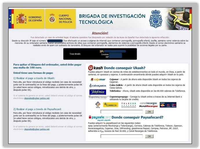 La banda responsable del virus informático blanqueó 600.000 euros en dos meses