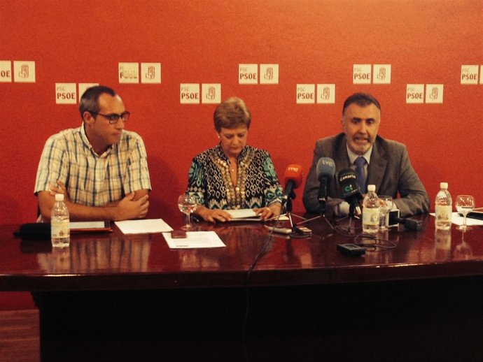 Rueda de prensa del PSOE