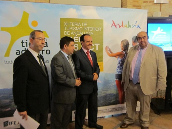 Presentación de la feria Tierra Adentro, este viernes en Jaén