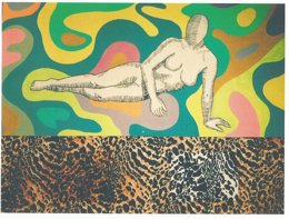 Una de las obras de la muestra