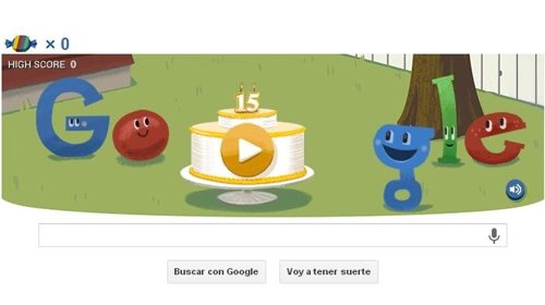 Doodle 15 aniversario