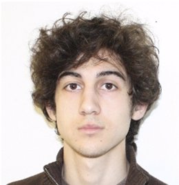 El acusado por el atentado en el Maratón de Boston, Dzhokhar Tsarnaev, en una im