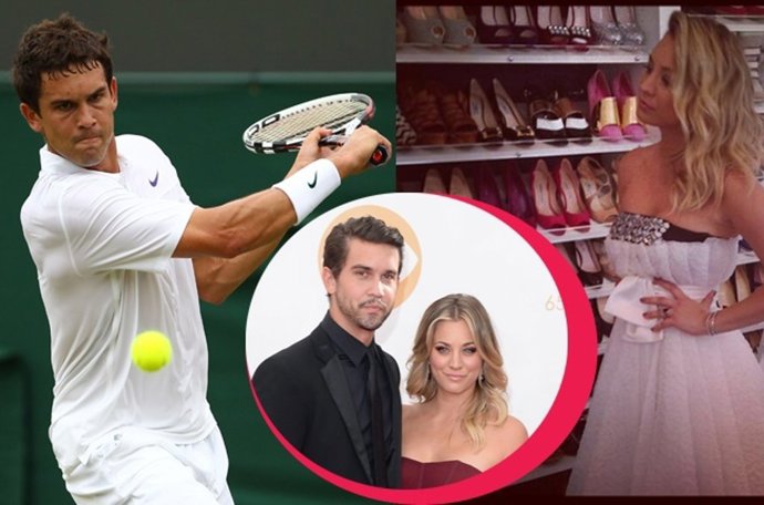 Kaley y su prometido 