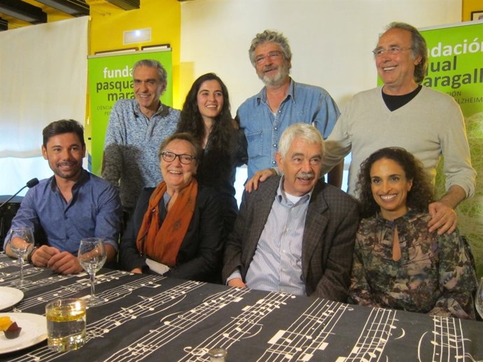 Presentación del concierto contra benéfico contra el Alzheimer