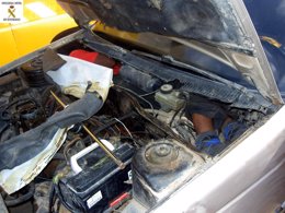 Inmigrante oculto en un doble fondo en un vehículo en Melilla