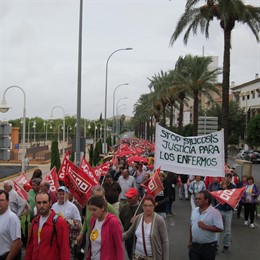 Marcha contra Silicosis, Mérida
