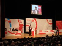 Besteiro promete "entrega" y "trabajo" para hacer del PSdeG "la única alternativa real gobierno" en Galicia