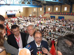 El secretario general del PSOE en Aragón, Javier Lambán.